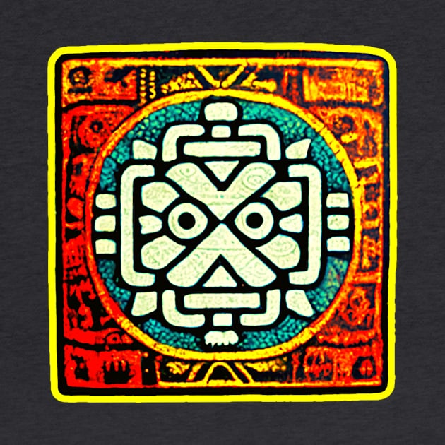 Mayan Art Symbol by Edongski303 Teepublic Merch